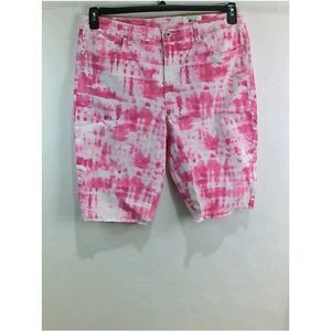 Style & Co. Womens BERMUDA SHORT Regular Zipper Shorts, Hot Pink, Size 14